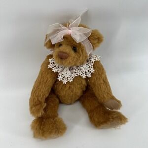 Ganz Cottage Collectibles Shannon 12 in Teddy Bear Sue Coe Cottagecore Plush